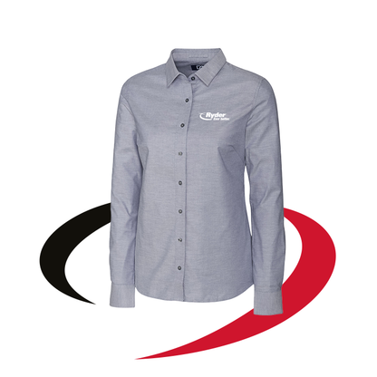 Cutter & Buck Stretch Oxford Women's Long Sleeve Dress Shirt