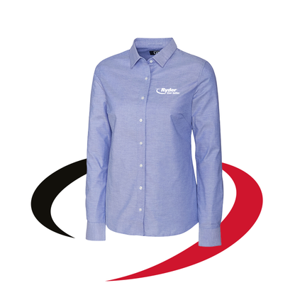 Cutter & Buck Stretch Oxford Women's Long Sleeve Dress Shirt