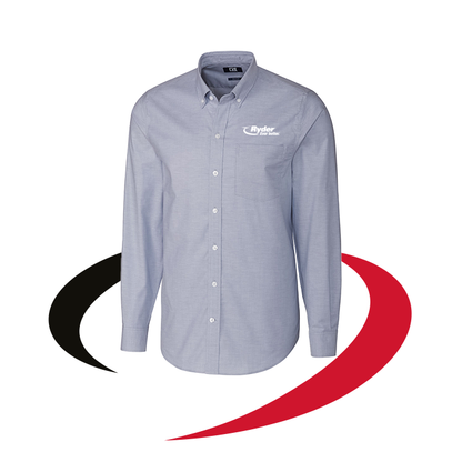 Cutter & Buck Stretch Oxford Men's Long Sleeve Dress Shirt
