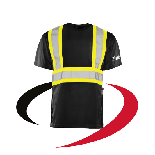 Short Sleeve Traffic T-Shirt, 4″ Reflective Tape