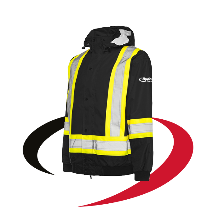 3-In-1 Winter Traffic Jacket with 4″ Reflective Tape