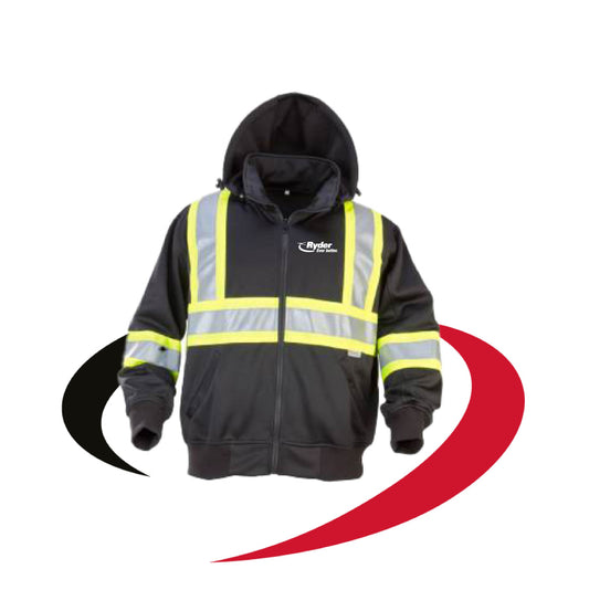 2-in-1 Comber Jacket with Lime Contrasting Reflective Material