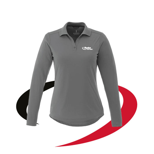 Women's Mori Long Sleeve Uniform Polo Personalized